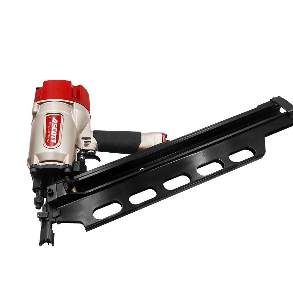 Srn9021l 21 درجة أداة تأطير هوائية للأظافر البلاستيكية المطلية برأس مستدير كامل للتأطير #6