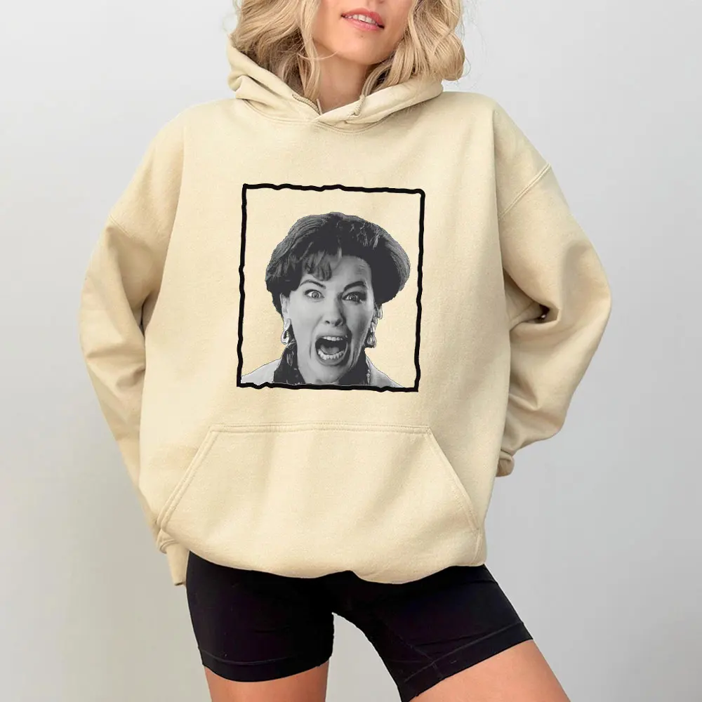 

Свитер с Рождеством «Мама Кевина», свитер с надписью «Один дома», рождественский свитер с длинными рукавами в стиле кино, зимняя одежда для женщин