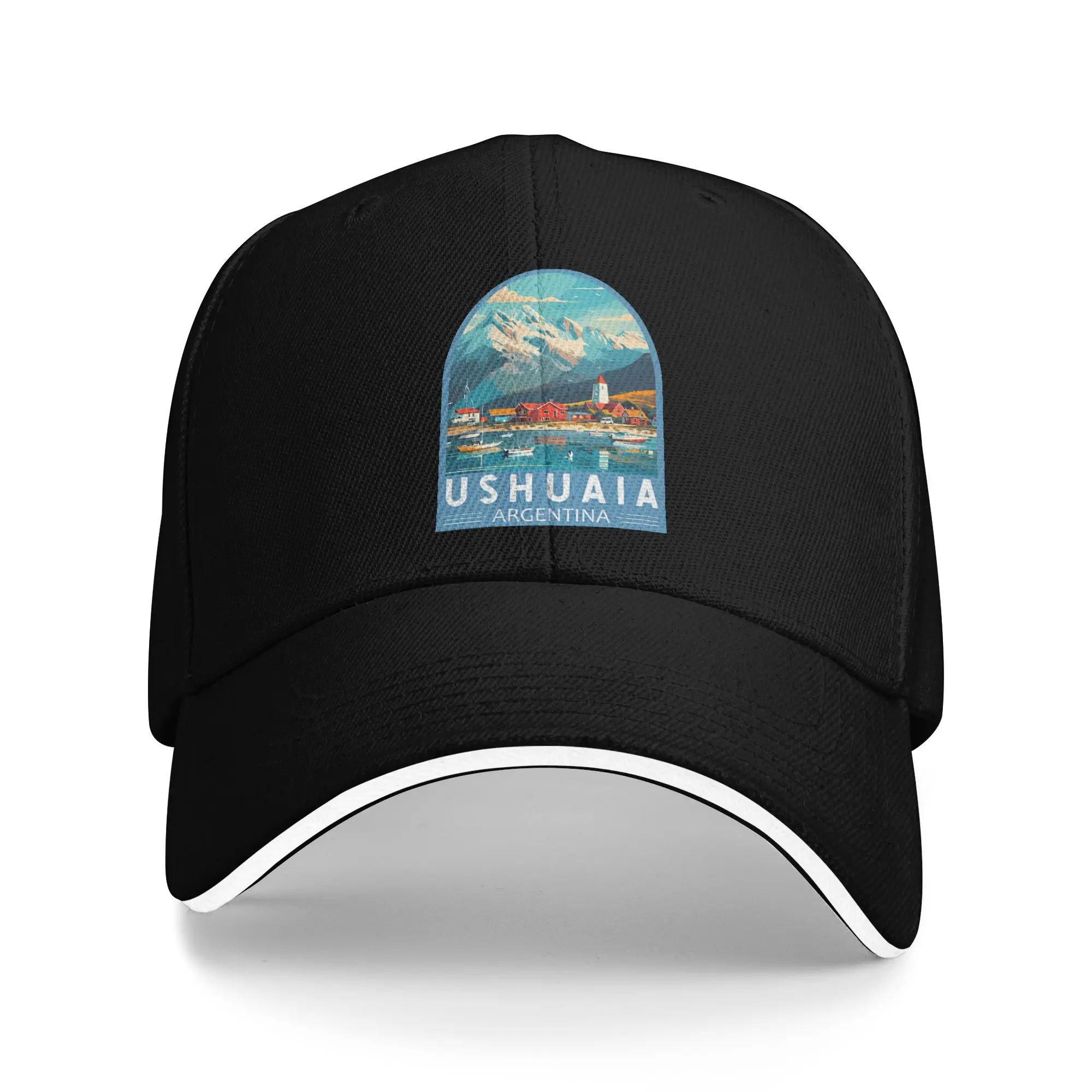 Hot Sale Ushuaia Argentina Travel Art Emblem Baseball Cap  Portable Women Hat  Jogging Women Hat