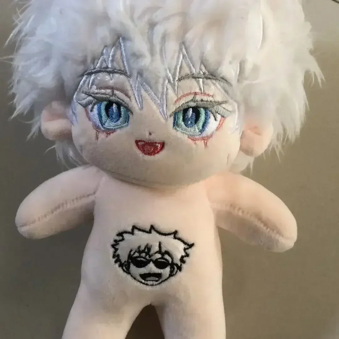 20cm Jujutsu Kaisen Anime lalek Satoru Gojo bawełniane pluszowe ciało lalki ze szkieletem kolekcja dekoracji zabawki dla dzieci dostosowane