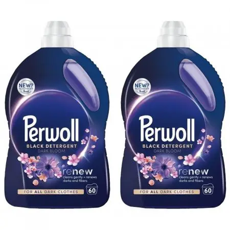 Dark Bloom Perwoll Líquido para Lavandería (120 Lavados) Set 2x3 L