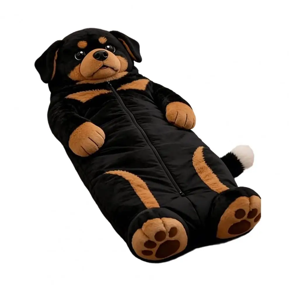 

Adults Plush Envelope Sleeping Bag Dog Monkey Slumber Bag Home Travel Camping Cold Weather Men Women Plush Nap Mat Sleeping Bag