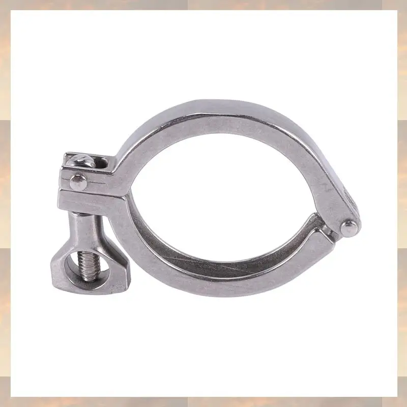 

Flash Trend 8Pcs Tri-Clamp Steel Single Pin Heavy Duty Tri Clamp With Wing Nut For Ferrule TC With Silicone Gasket 2 Inch