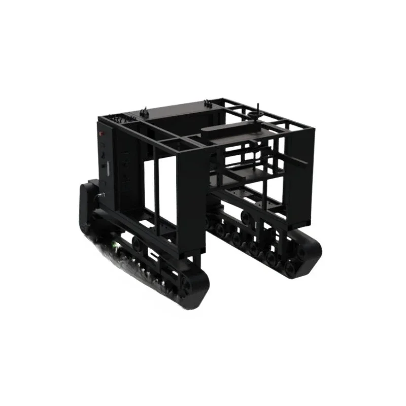 Tracked agricultural robot, special chassis, inspection chain type, omnidirectional suspension, off-road UGV tank chassis