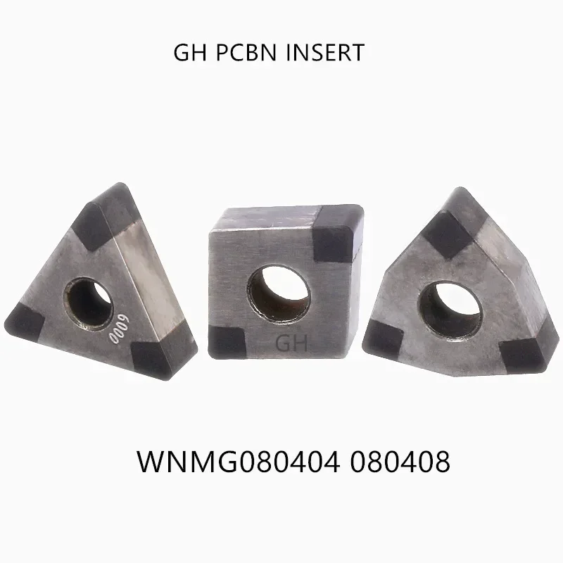 Inserto CNC CBN WNMG080408 WNGA 080404 Wnmg 080412 PCBN, cortador de torno, herramientas de torneado para cortar rollo de hierro fundido de acero endurecido