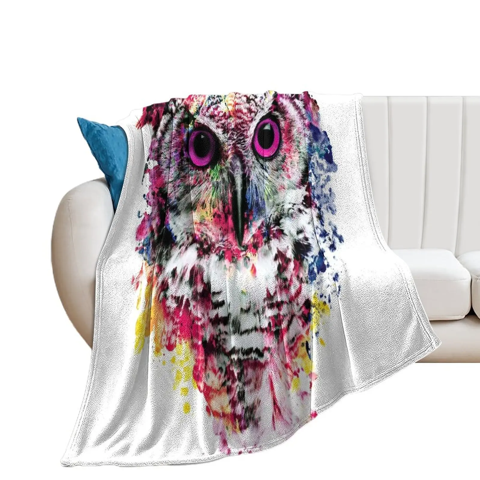

Owl Throw Blanket Hairys Flannels Plaid Blankets