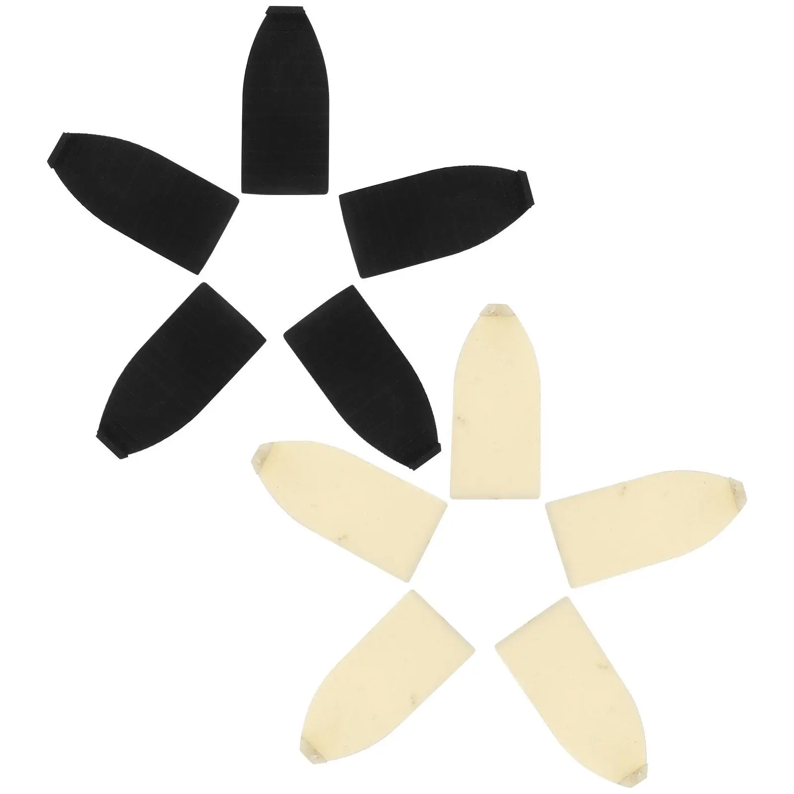 

10 Pcs Violin Bow Fittings Durable Plastic Tips Stringed Instruments Parts Replacement Accessories Musicians Students