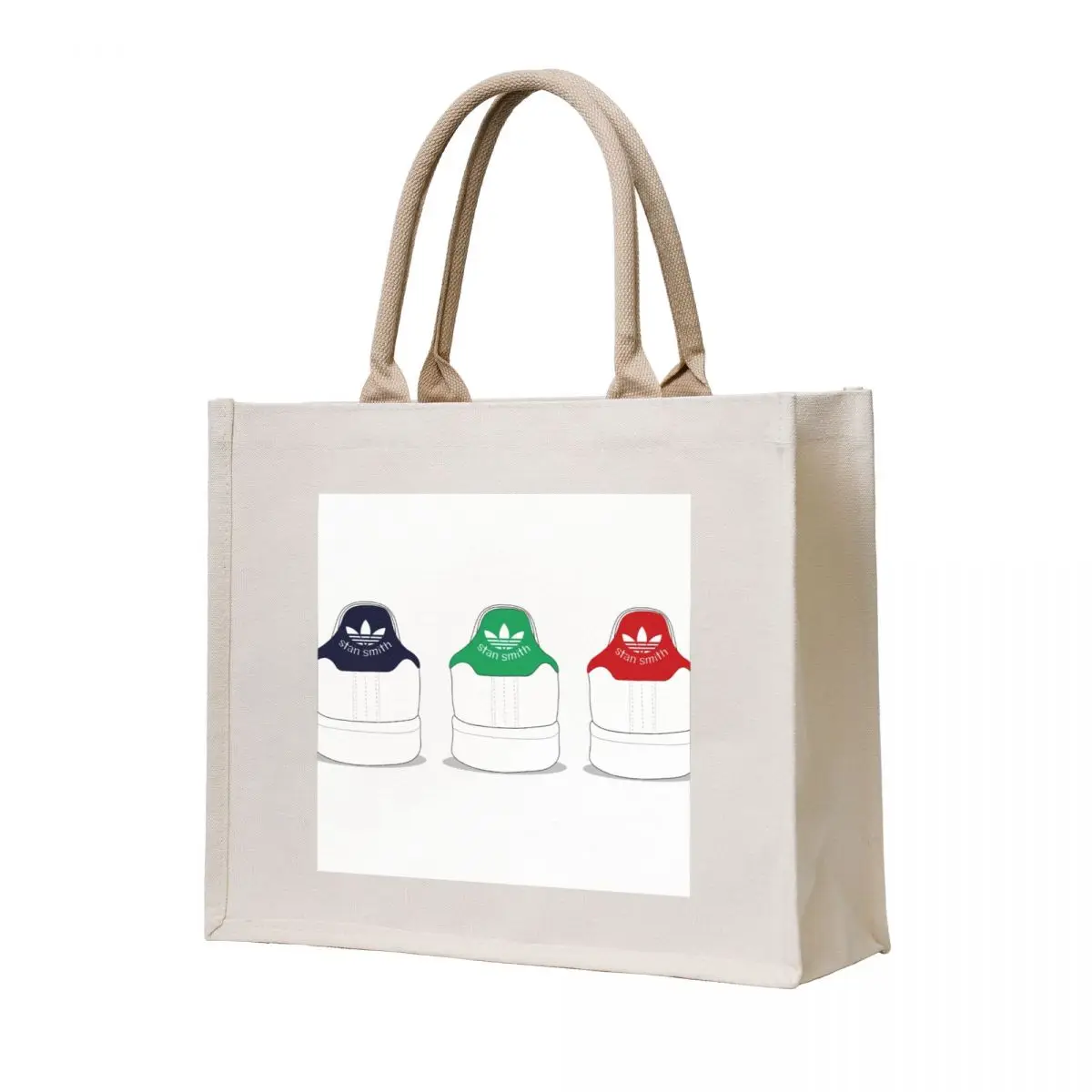 

stan smith illustration 3 colors. #2 Tote Bag bags for women shopper bags for women supermarket folding bag tote bag canvas