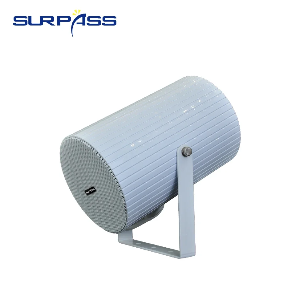 Waterproof IP55 Outdoor Speaker 100V Bi-directional Projection Speaker Broadcast Loudspeaker PA System for School Park Beach