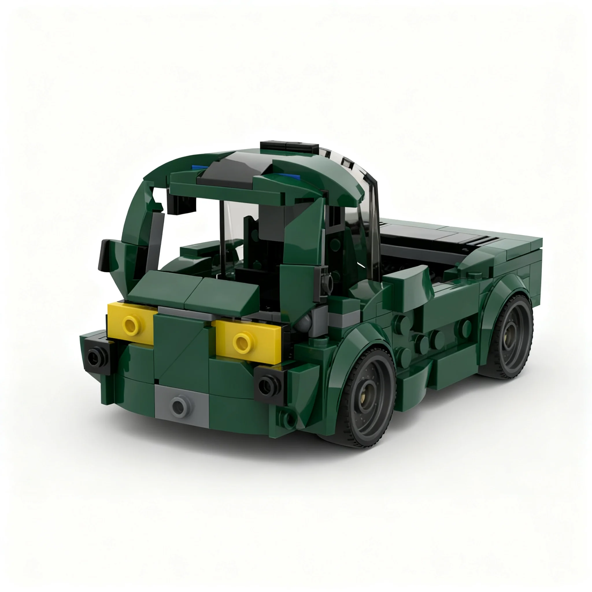 153pcs MOC FREE Hondaed Acty Kei Truck City Champions Model Building Blocks Christmas Gift Toys Architecture Assemble Display