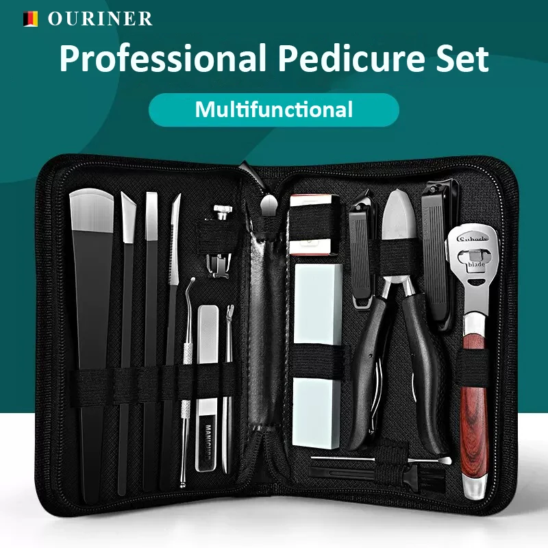 16Pcs/set Pedicure set Ingrown Toenail Tools Kit Premium Nail Treatment Foot Tool Ingrown Toenail Removal Correction Clippers