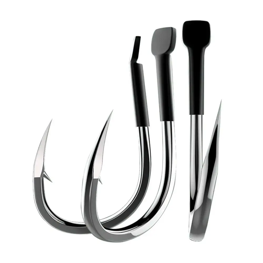 1Box High Carbon Steel High-carbon Steel fishhook Wacky Weedless Worm Bass Fishing fishing hook Wide Gap Soft Worm
