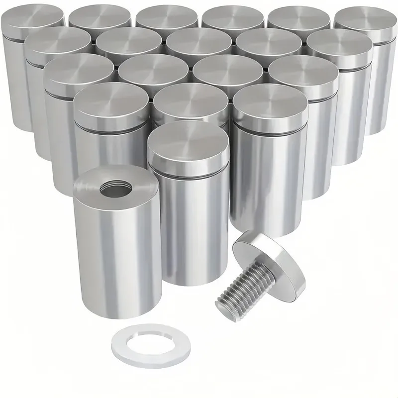

10pcs Silver 16×40mm Cap Nails, polished, for mirrors, decorative panels, interior decor