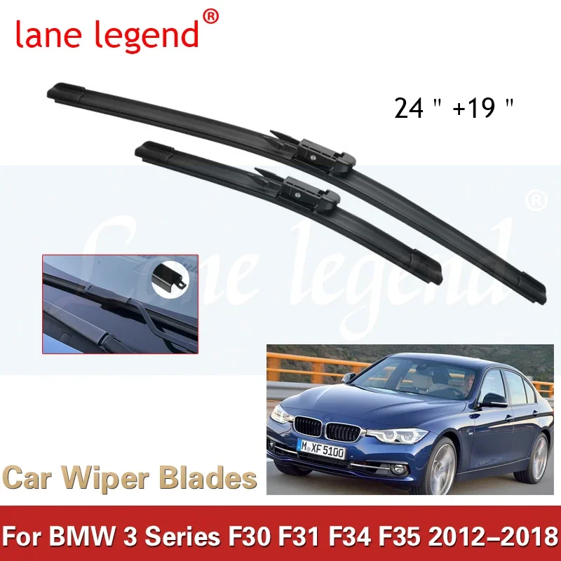 

Car Wiper Blade for BMW 3 Series F30 F31 F34 F35 2012 2013 2014 2015 2016 2017 2018 Windscreen Windshield Wipers Car Accessories