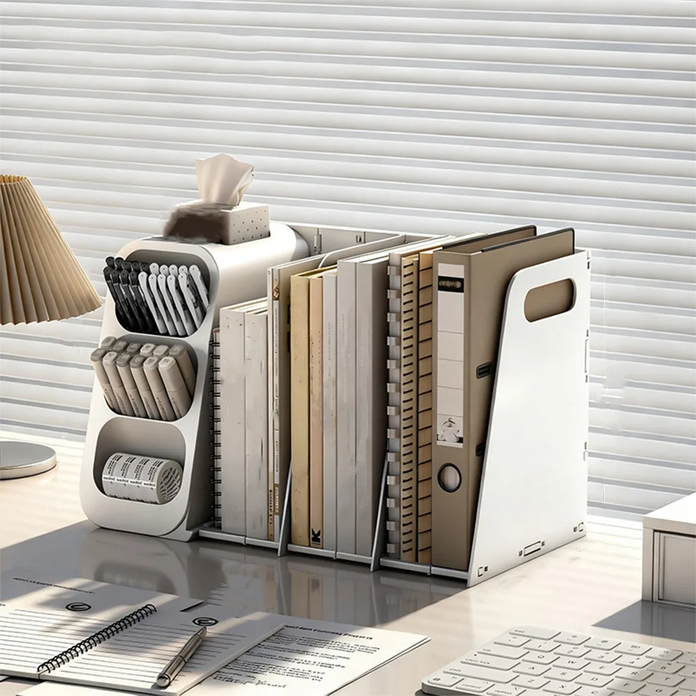 foldable-student-book-shelf-multi-compartments-multifunctional-book-stand-large-capacity-save-space-desktop-storage-box