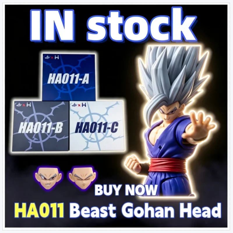 

In Stock Air HM Studio HA011 Dragon Ball Son Gohan Beast Head Accessories Headsculpt Anime Action Figures Toys Collection Gift
