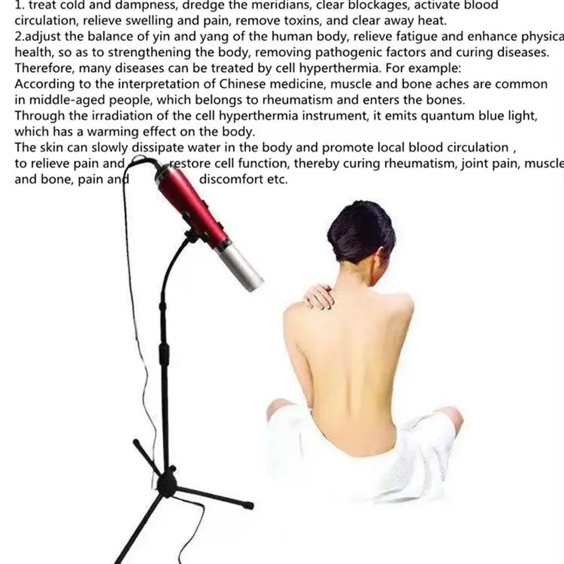 Budget-Friendly Terahertz Therapy Devices Thz Blower Wand Healthy Physiotherapy Plates Electric Heating Therapy Massage UK Plug