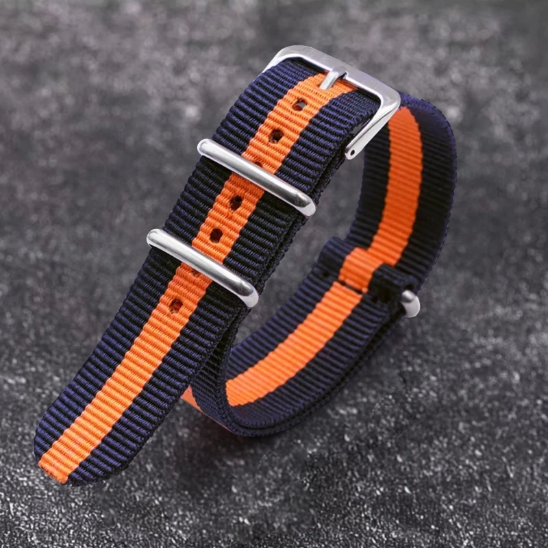 Universele Canvas Horlogeband 18mm 20mm 22mm Nylon Polsband NAVO Horlogeband Voor SEIKO Tissot Swatch OMEGA IWC CASIO Armband