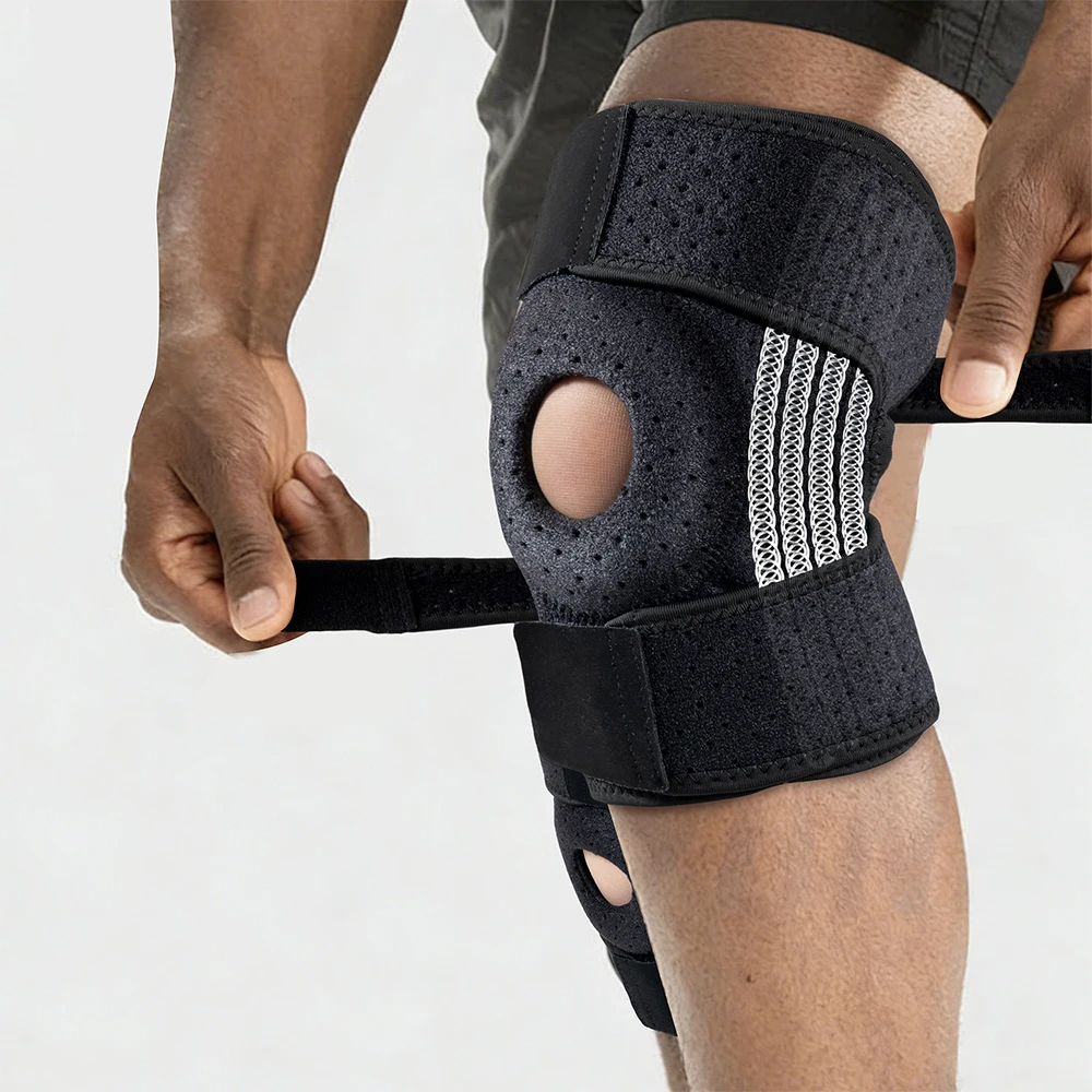 Adjustable Knee Brace with Eight-Spring Stabilizer – Breathable, Non-Slip, Unisex, Suitable for Daily Use