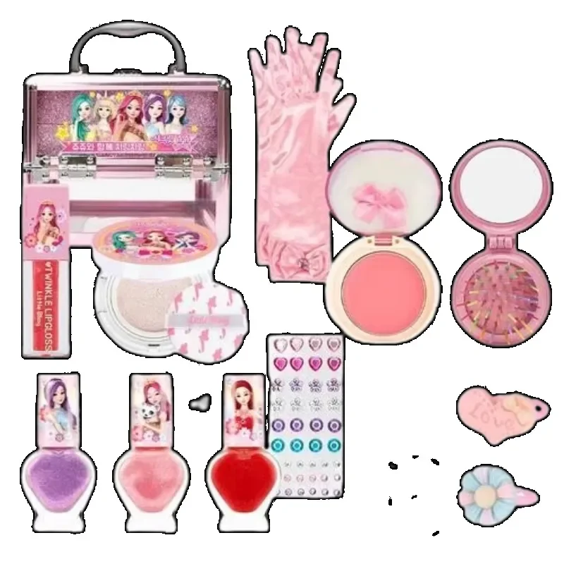 Toddler makeup set Girl plastic makeup set is easy to use, practical and durable