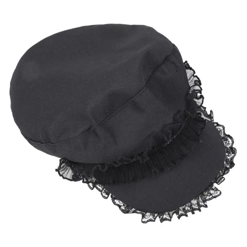 

R1WE Japanese Hat for Girl Fashion Painter Hat with Double Layers Lace Teens Girl 2000s Cabbie Hat Street Photography Hat