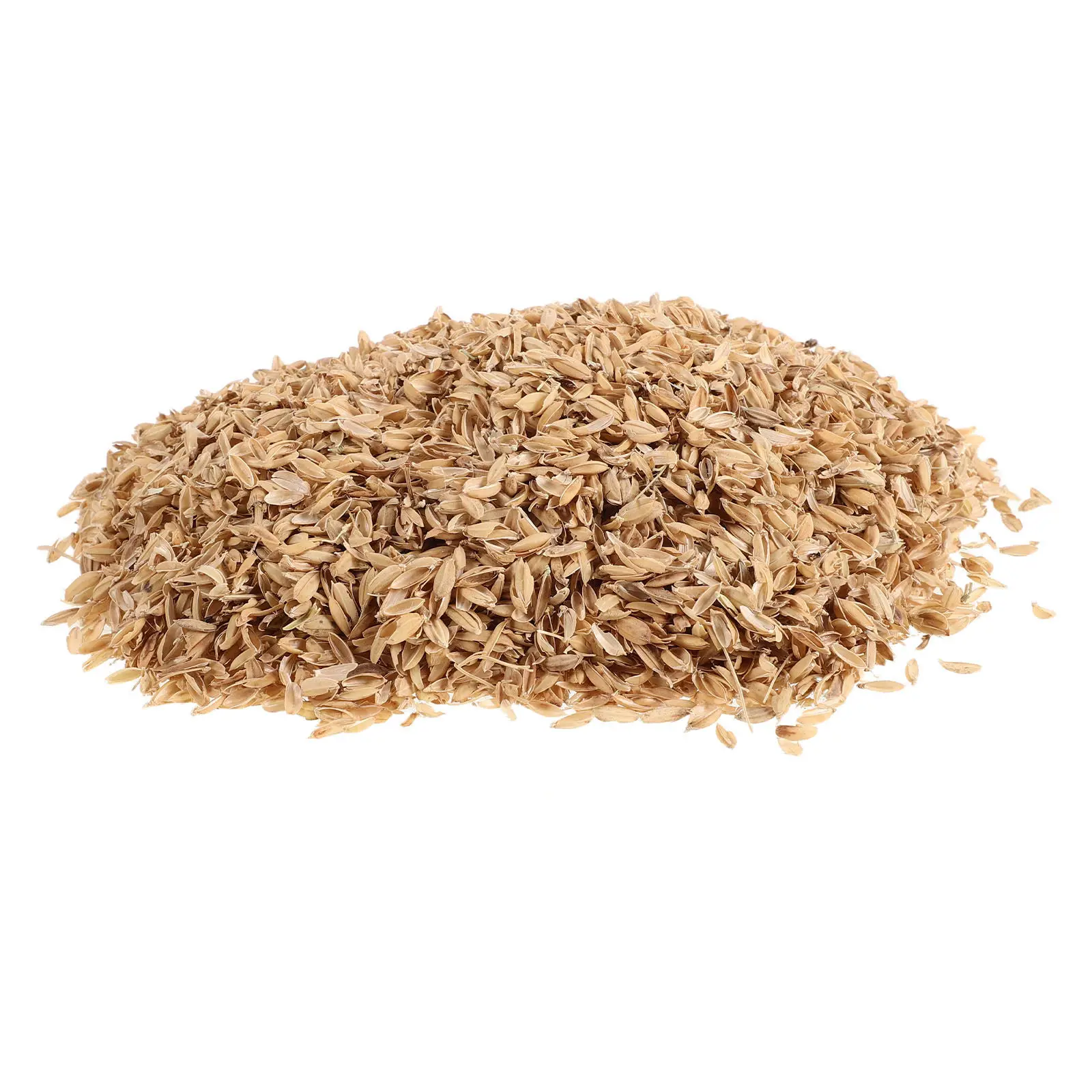 1Set Natural Chicken Coop Rice Husk Bedding 1.5kg Soft Moisture Absorbent Nesting Material for Poultry Small Pets Gardening
