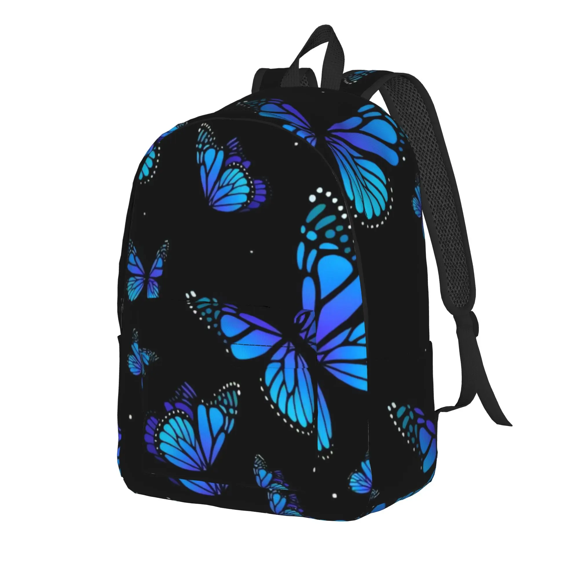 Popular Funny butterfly Backpack Boy  Big Backpacks Polyester Casual School Bags Cycling Custom Rucksack