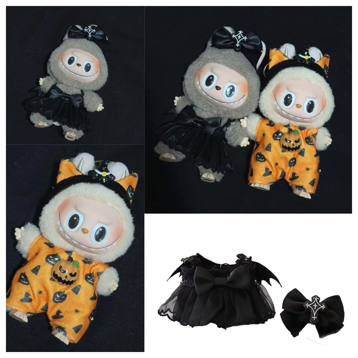 

Для куклы Labubu, роскошная модная прозрачная юбка Dimon, платье, одежда, одежда с 3D крыльями ангела, одежда Ropa, аксессуары для сидения и вечеринки