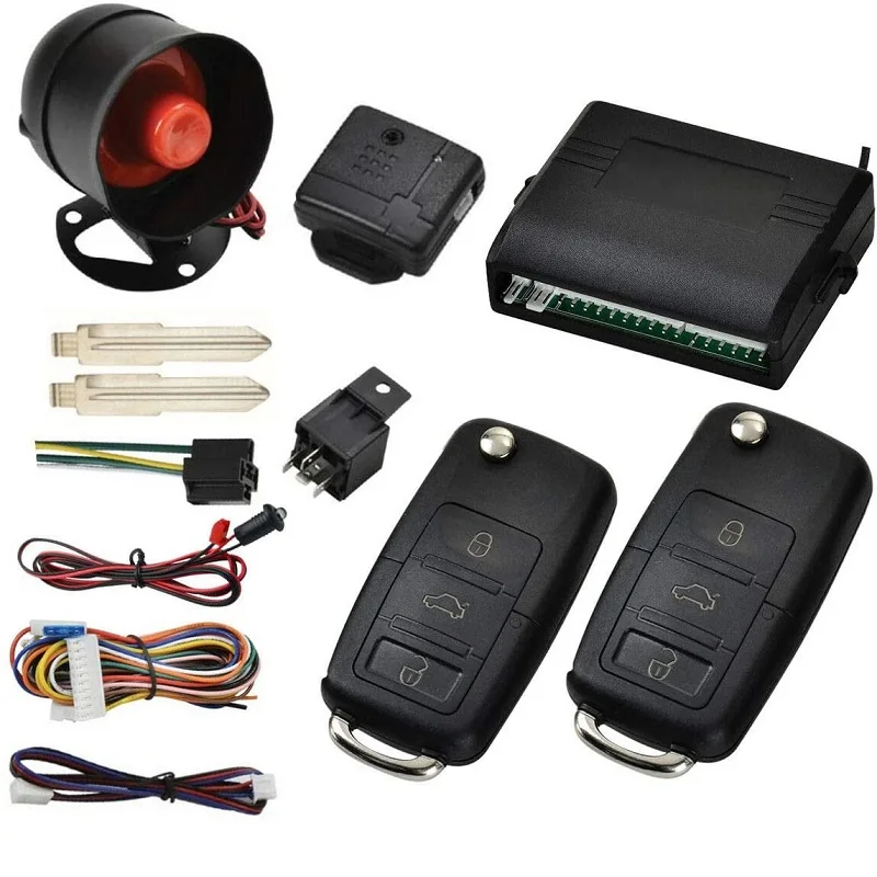 Auto Auto Remote Central Kit Zentralverriegelung mit Fernbedienung Sirene Sicherheitssystem Türschloss Fahrzeug Keyless Entry System