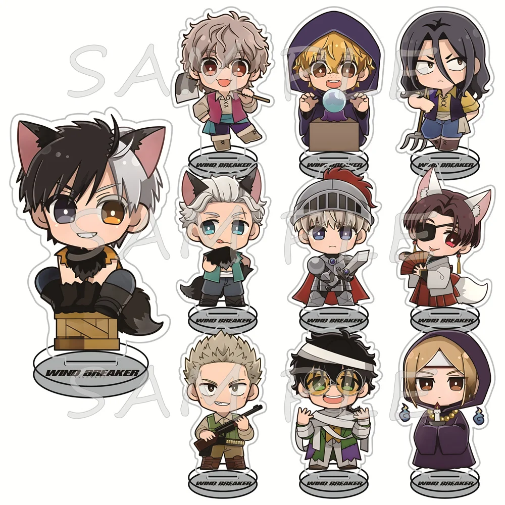 WIND BREAKER 10cm Acrylic Stand Figures Fantasy Job Anime Collectible Merchandise Desktop Decor Display Ornament Fan Gift