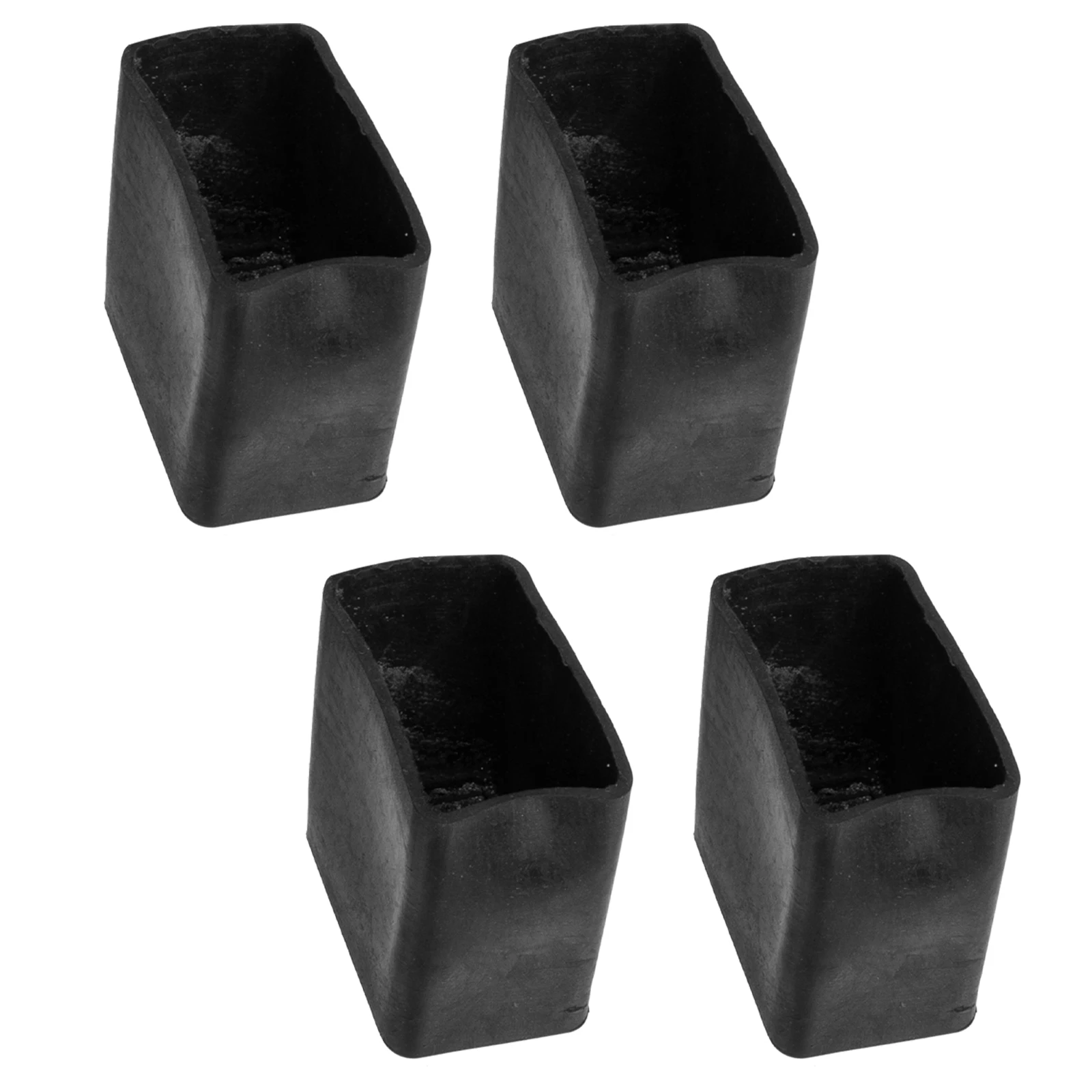 

4pcs Non-slip Ladder Feet Protectors 2.5x3.5cm Pads Foldable Home Safety Durable Rubber Floor Protection Sturdy