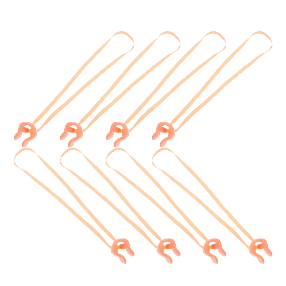 

8pcs SwimmingNoseClipEmulsionSoftAntilossStrapsWaterProtectionKidsBeginnerSwimmersNoseProtectorForSwimmingSports