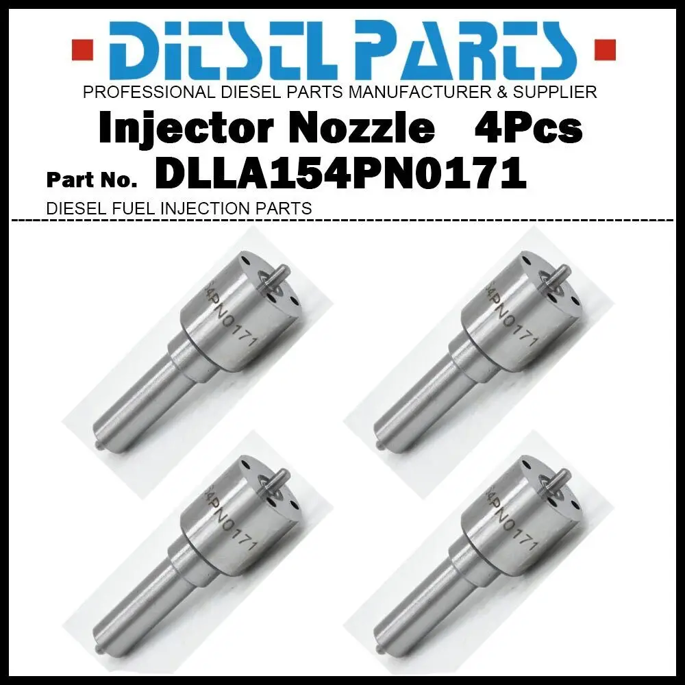 

4Pcs Injector Nozzle 105017-0171 DLLA154PN0171 for ISUZU Elf 4BE1 Forward 6HE1