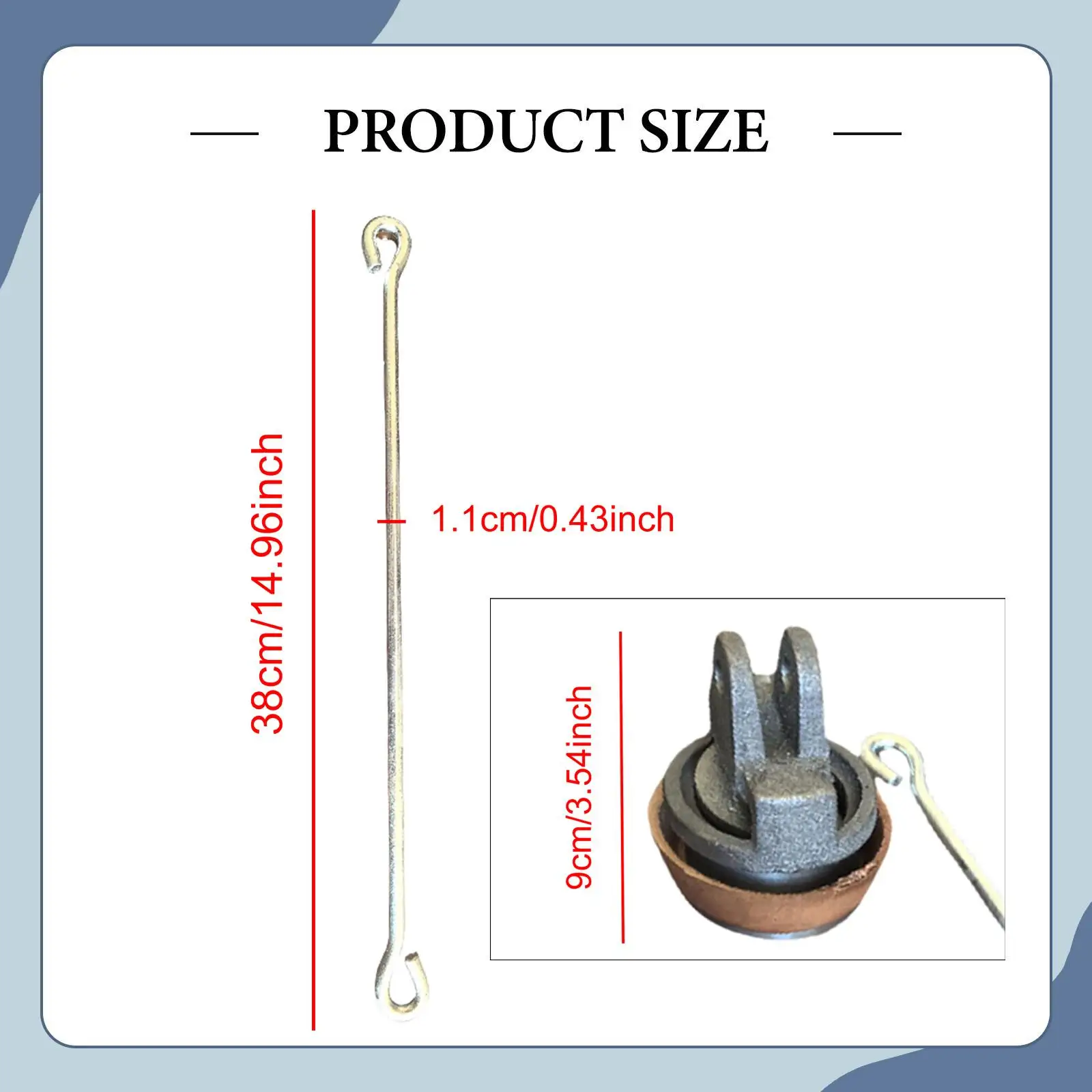 طقم مكبس بديل للمضخات اليدوية من النوع 75، مكابس مضخة مياه من الحديد الزهر، #6
