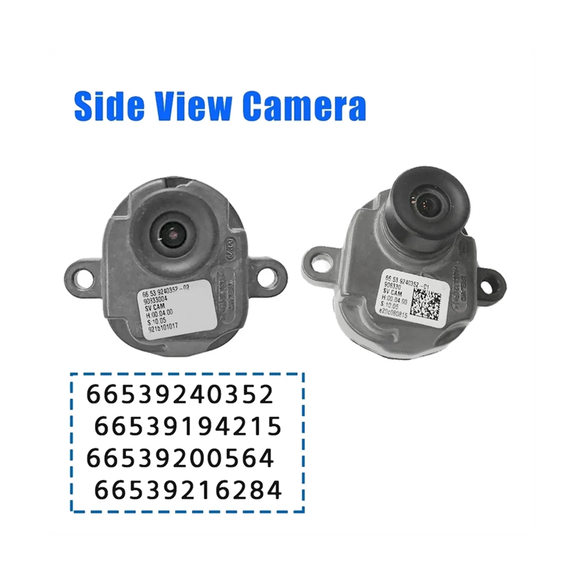 Durable 66539240352-01 Left Front Surround Side View Backup Camera for BMW X5 E70 X6 E71 F01 F02 F06 F07 F10 F11 F12 2010-2019
