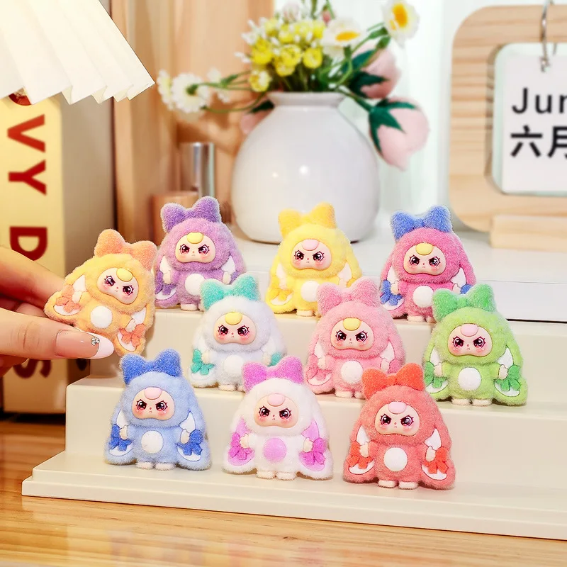 Mini Figurki Niespodzianki na Biurko - Flokowane Figurki Dekoracja Domu Samochodu Dla Dziewcząt Ozdoba do Akademika Szkolnego Kolekcjonerskie Zabawki