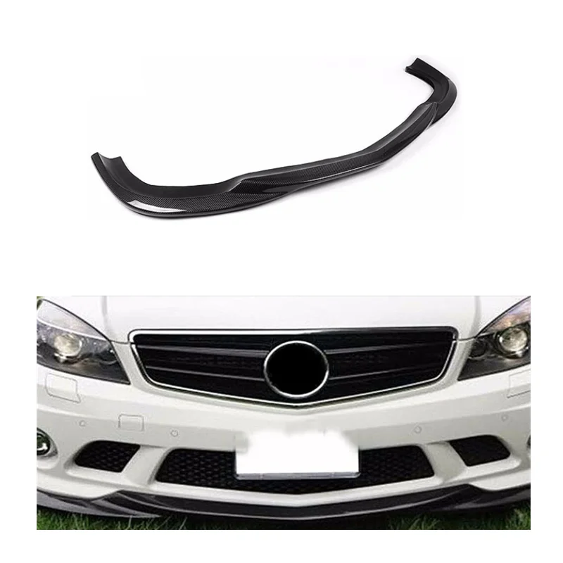 

W204 Accessories Carbon Fiber Front Lip For Mercedes Benz W204 C Class Upgrade C63 AMG W204 Front Bumper Lip