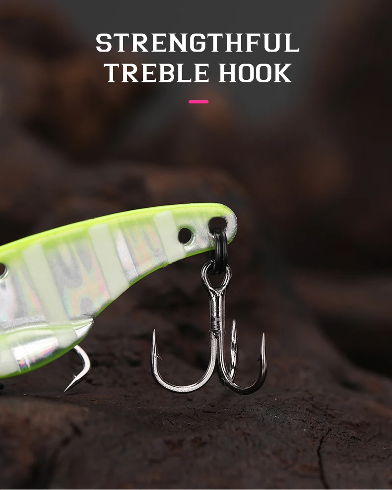 TSURINOYA Metall VIB Harter Angelköder ARES-A Sinkendes Wasser Eis Jig Köder Wobbler 5g 7g 10g 15g Winter Vibration Jigging Swimbait – Detail 16
