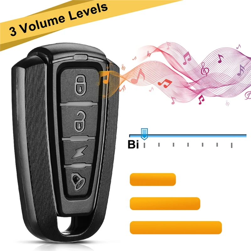 ชาร์จ USB รีโมทคอนโทรลรถจักรยานยนต์ไฟฟ้าจักรยาน Security สัญญาณกันขโมยกันฝุ่น