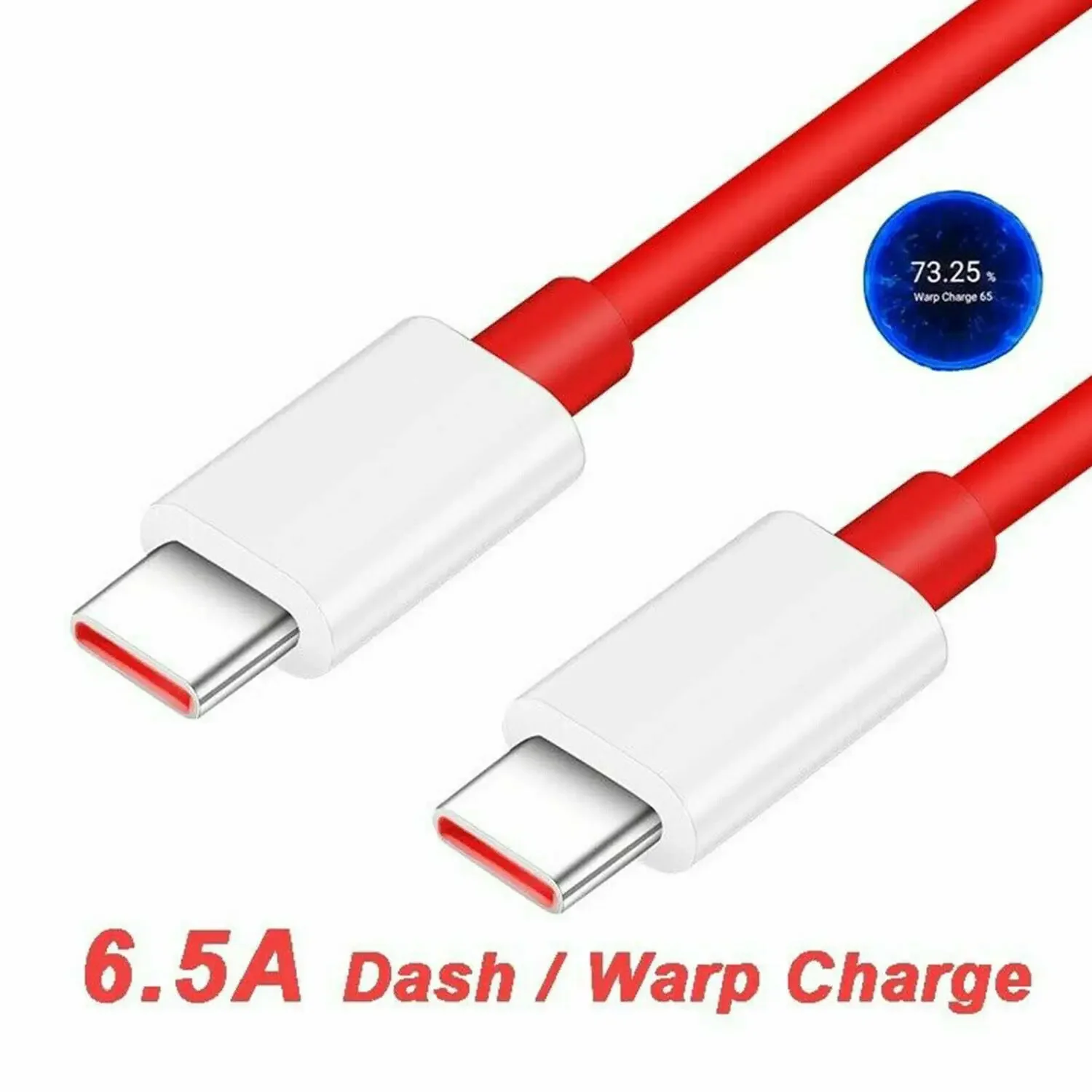 65W Warp Charge Power Adapter with Type-C Cable