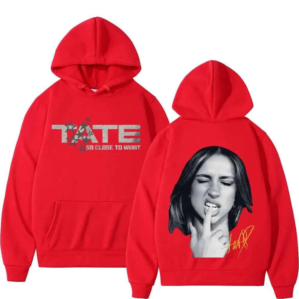 Tate Mcrae Album „So Close To What“ Miss Possessive 2025 World Tour Hoodies Winter Oversized Harajuku Sweatshirts Unisex Pullover – Detail 13