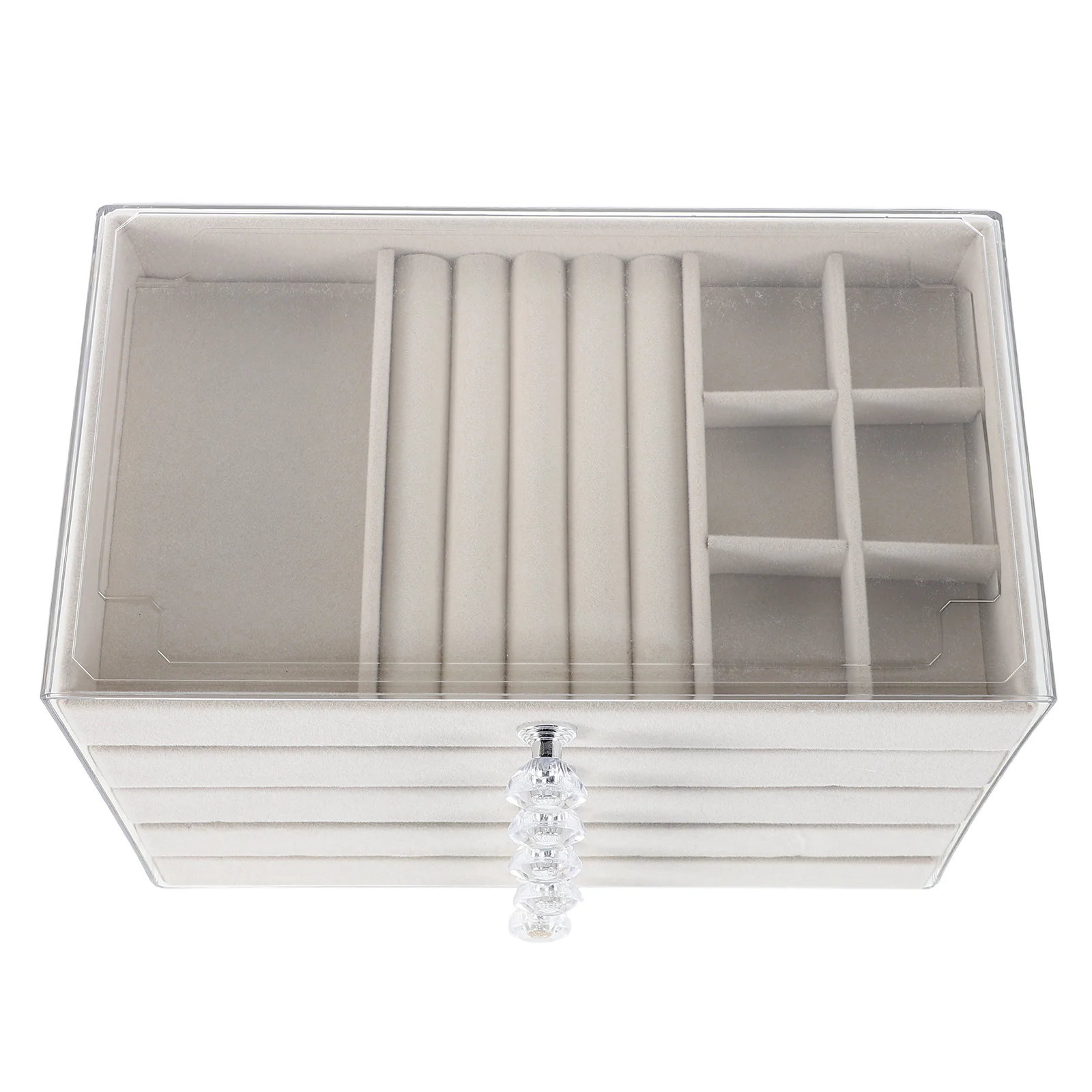 

Jewelry Storage Box Bracelet and Necklace Holder Drawer Jewellery Organiser for Women The Pet Earring Organizer Closet Tray
