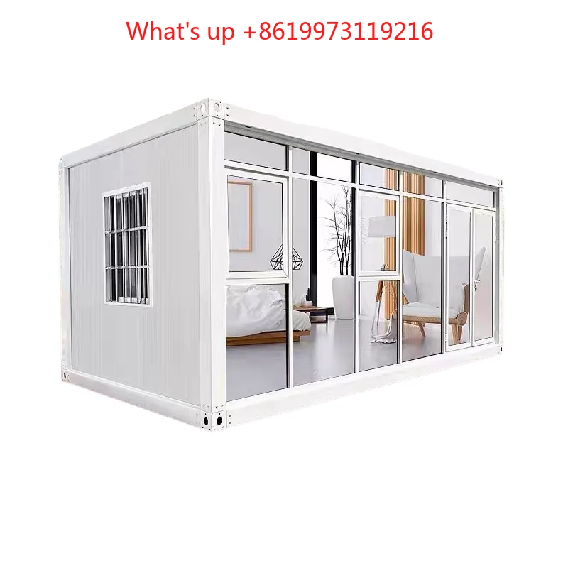 Casas Prefabricadas en Contenedores 2026, Vivienda Modular Prefabricada, Casa Pequeña, Espacio Multifuncional, Casas Contenedor de Vidrio