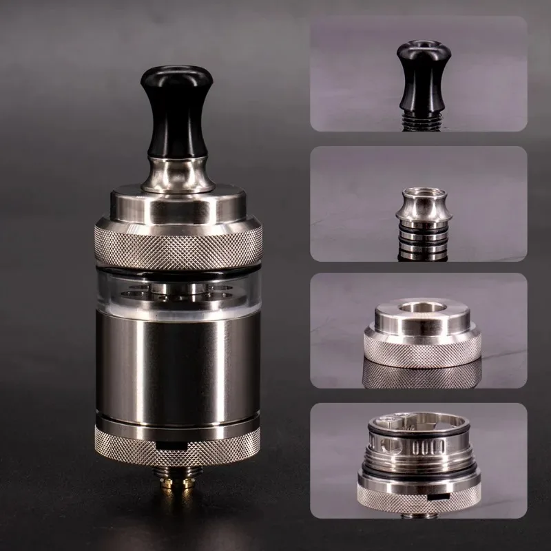 BSKR Mini V3 Atomizer BERSERKER Mini V3 MTL RTA Rebuildable Tank 22mm 2ml/4ml Single Coil Airflow Intake Adjustable Vape Pen