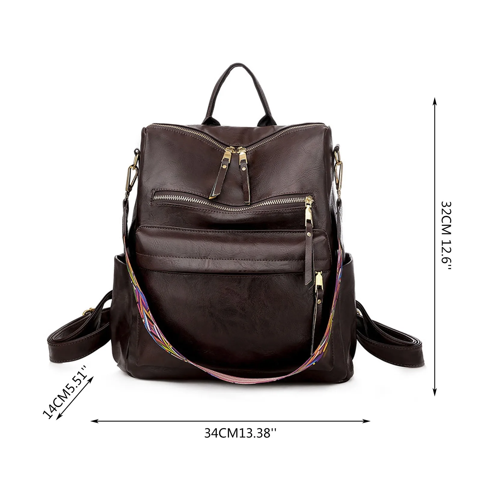 Bags for women Women Backpack Fashion Leather Backpack Purse For Women Large Designer Travel Ladies Fashion feminina backpack