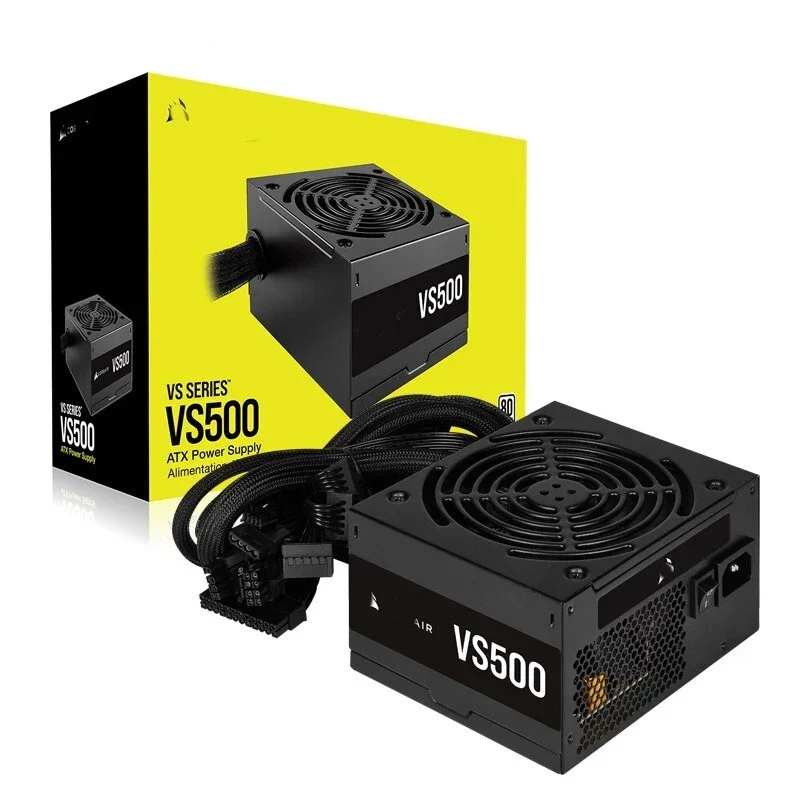 For USCorsair ATX PSU 650W 500W 600W Modular power supply VS500 VS600 VS650 80PLUS AC Power Supply Unite