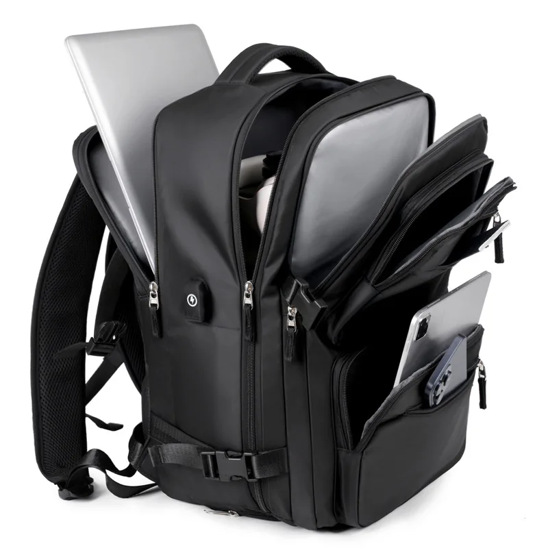 Backpack men's and women's large-capacity business computer schoolbag independent shoe compartment luggage travel dry and wet se