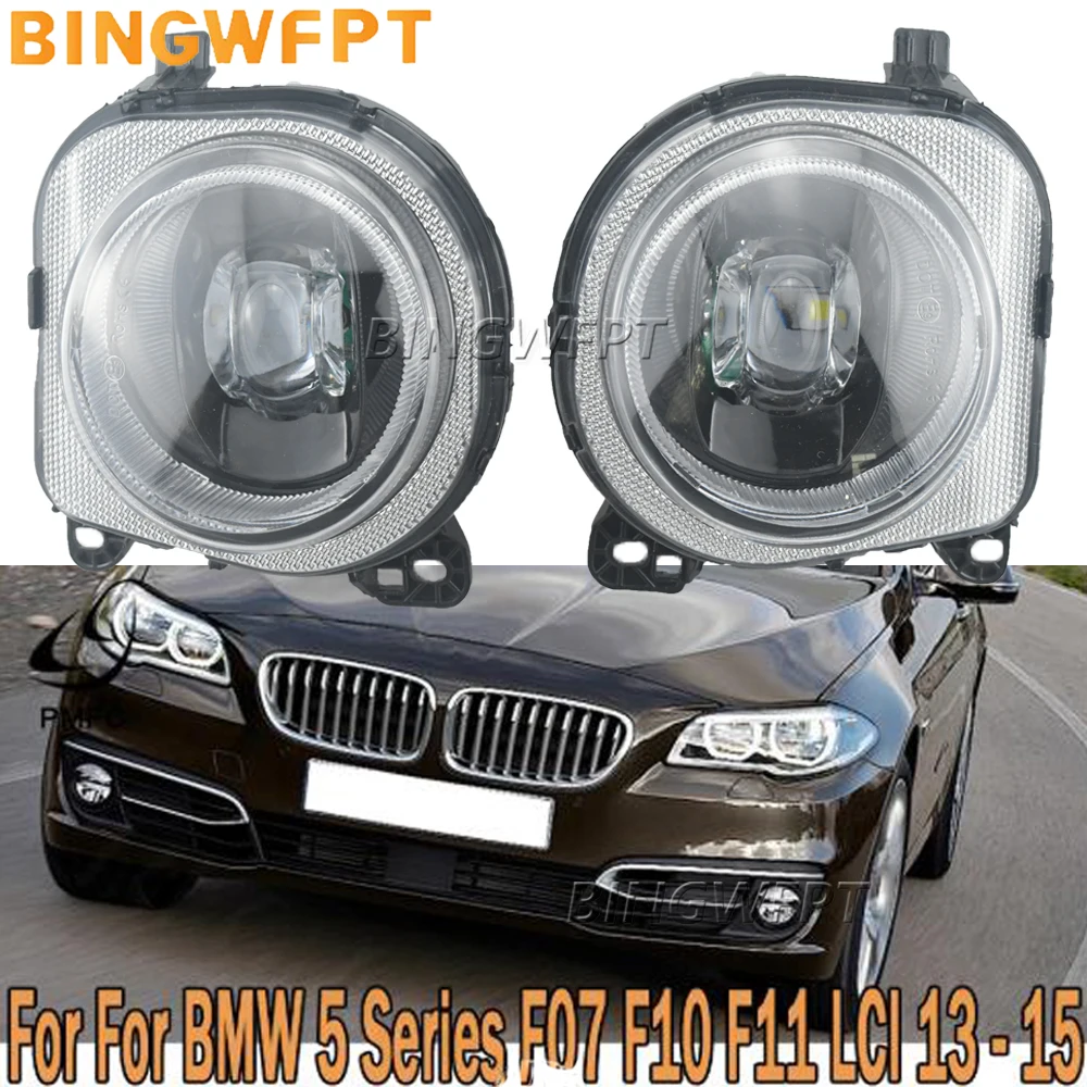 2PCS Front Bumper LED Fog Light For BMW X3 F25 X4 F26 X5 F15 F85 2014 2015 2016 Lamp DRL Driving Lamp 63177317251 63177317252