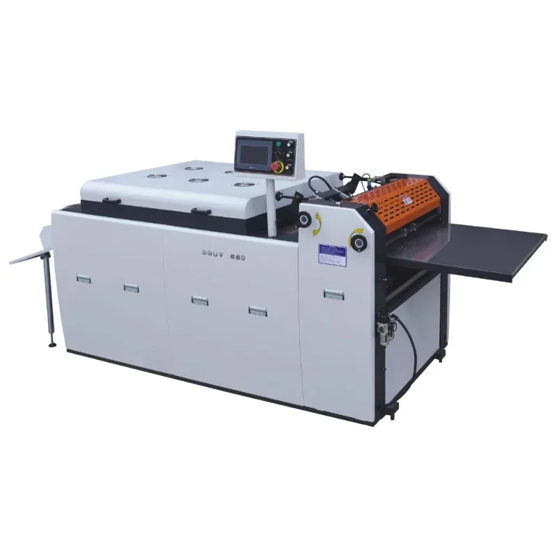 SGUV-660 Semi Automatic or Online Glazing Full UV Coating Machine