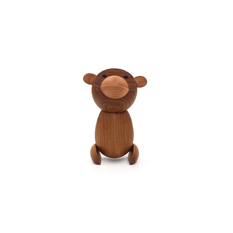 

Wood jewelry, handicraft, large ornament, cute cartoon monkey mascot ornament, home jewelry, one piece is sent on behalf of